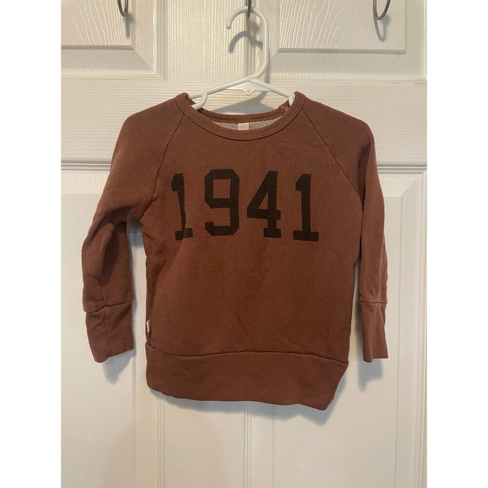 Childhoods Clothing Sweatshirt 18–24M Brown Pullover “1941”